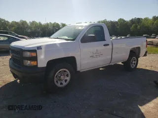2015 Chevrolet Silverado 1500 Work Truck with VIN 1GCNCPEH6FZ365887, listed as a Copart auction lot 54604355 with 208,825 mi miles and Salvage Title. Bid and sale history available at DreamBid. Image 1.