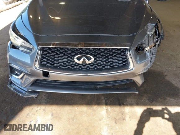 2018 Infiniti Q50 Luxe with VIN JN1EV7AP6JM363783, listed as a IAAI auction lot 42027040 with 41,020 mi miles and . Bid and sale history available at DreamBid. Image 6.