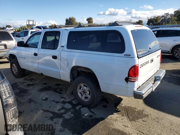 2001 Dodge Dakota z VIN 1B7HG2AX01S229161, wystawiony jako Copart lot #44562925 z przebiegiem 151 690 mil mil oraz Czysty tytuł • Clean title. Historia ofert i sprzedaży dostępna na DreamBid. Obrazek 2.