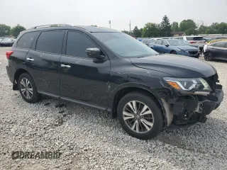 2018 Nissan Pathfinder SV with VIN 5N1DR2MM9JC604772, listed as a Copart auction lot 59741915 with 92,516 mi miles and Salvage title. Bid and sale history available at DreamBid. Image 4.