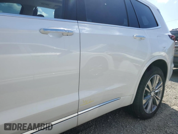 2024 Cadillac XT6 FWD Premium Luxury with VIN 1GYKPCRS6RZ735398, listed as a Copart auction lot 73658144 with 0 mi miles and Salvage Title. Bid and sale history available at carsss.com. Image 13.