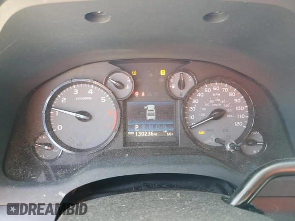 2016 Toyota Tundra SR z VIN 5TFRM5F14GX096547, wystawiony jako Copart lot #48736635 z przebiegiem 130 236 mil mil oraz Szkoda całkowita • Salvage title. Historia ofert i sprzedaży dostępna na DreamBid. Obrazek 9.
