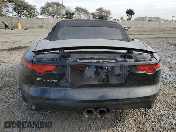2014 Jaguar F-Type V6 with VIN SAJWA6E75E8K08403, listed as a Copart auction lot 42255455 with 45,292 mi miles and Salvage Title. Bid and sale history available at DreamBid. Image 6.