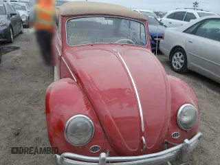 1965 Volkswagen Beetle with VIN 3364004, listed as a Copart auction lot 75647994 with 95,406 mi miles and Salvage Title. Bid and sale history available at DreamBid. Image 5.