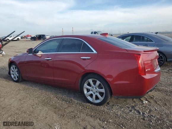 2015 Cadillac ATS Sedan Luxury RWD with VIN 1G6AB5SX8F0120999, listed as a Copart auction lot 43660805 with 69918 miles and Salvage Title. Bid and sale history available at carsss.com. Image 2.