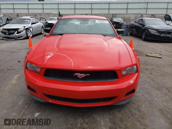 2012 Ford Mustang Premium with VIN 1ZVBP8AM9C5222867, listed as a Copart auction lot 62659515 with 205,708 mi miles and Salvage title. Bid and sale history available at DreamBid. Image 5.