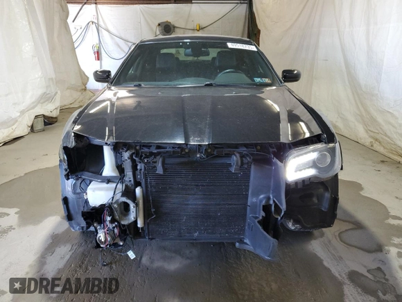 2015 Chrysler 300 with VIN 2C3CCAGG6FH787381, listed as a Copart auction lot 49518735 with 76,937 mi miles and Salvage Title. Bid and sale history available at carsss.com. Image 5.