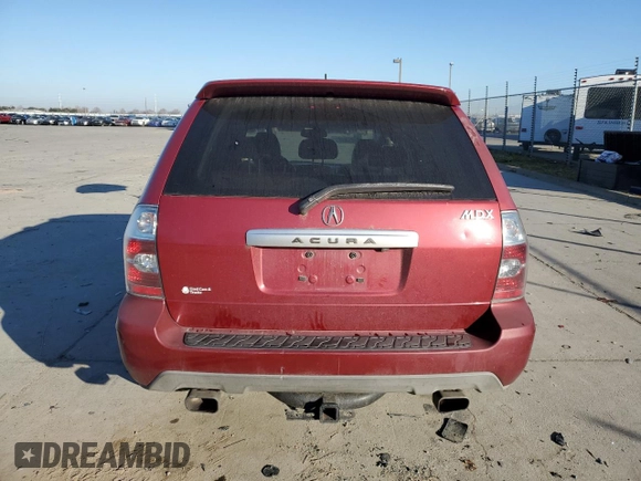 2006 Acura MDX Touring w/Navi with VIN 2HNYD18886H524583, listed as a Copart auction lot 88972425 with 193,778 mi miles and Salvage Title. Bid and sale history available at carsss.com. Image 6.