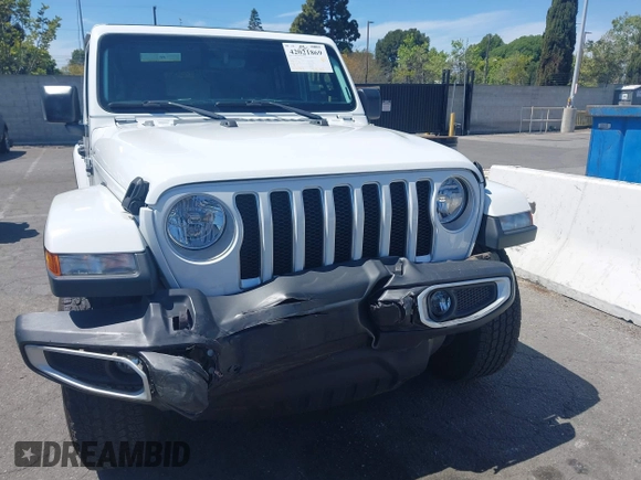 2019 Jeep Wrangler Unlimited Sahara with VIN 1C4HJXENXKW684942, listed as a IAAI auction lot 42021869 with 55,137 mi miles and . Bid and sale history available at DreamBid. Image 12.