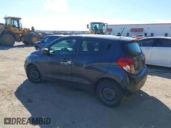 2020 Chevrolet Spark LS with VIN KL8CB6SA3LC474441, listed as a IAAI auction lot 41613297 with 83,106 mi miles. Bid and sale history available at carsss.com. Image 3.