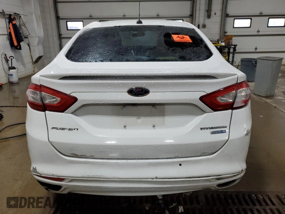 2013 Ford Fusion Titanium with VIN 3FA6P0D98DR215474, listed as a Copart auction lot 43998045 with 0 mi miles and Non Repairable. Bid and sale history available at carsss.com. Image 6.