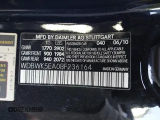 2011 Mercedes-Benz SLK 300 with VIN WDBWK5EA0BF236164, listed as a IAAI auction lot 42237943 with 96,189 mi miles and . Bid and sale history available at DreamBid. Image 9.