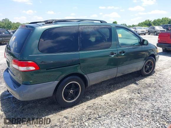 2002 Toyota Sienna LE with VIN 4T3ZF13C82U465948, listed as a IAAI auction lot 42264013 with 228,864 mi miles and . Bid and sale history available at DreamBid. Image 4.