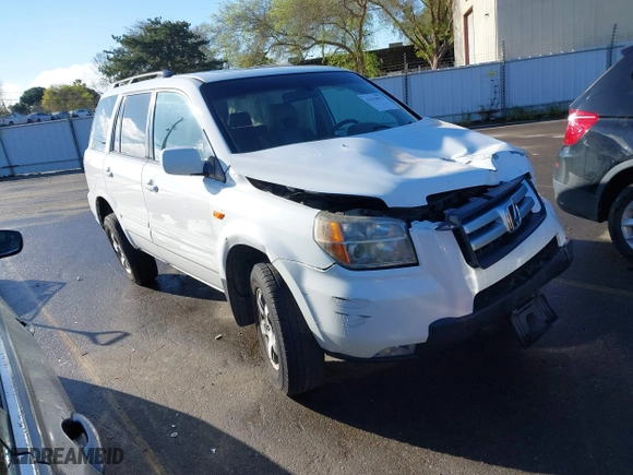 2007 Honda Pilot EX-L with VIN 5FNYF28537B009283, listed as a IAAI auction lot 41818815 with 155,020 mi miles. Bid and sale history available at carsss.com. Image 1.