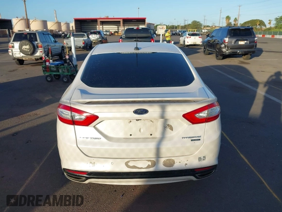 2014 Ford Fusion Titanium with VIN 3FA6P0K96ER234979, listed as a IAAI auction lot 41220106 with 98,068 mi miles. Bid and sale history available at carsss.com. Image 16.