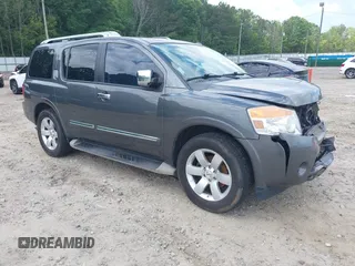 2012 Nissan Armada SV z VIN 5N1BA0ND5CN613266, wystawiony jako IAAI lot #42219986 z przebiegiem 223 319 mil mil oraz . Historia ofert i sprzedaży dostępna na DreamBid. Obrazek 1.