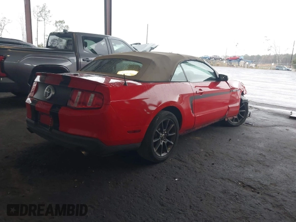 2011 Ford Mustang V6 with VIN 1ZVBP8EM0B5102190, listed as a IAAI auction lot 41082218 with 140,724 mi miles and . Bid and sale history available at DreamBid. Image 4.