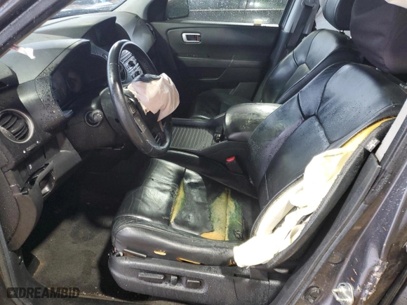 2012 Honda Pilot EX-L with VIN 5FNYF3H54CB032653, listed as a Copart auction lot 44942315 with 0 mi miles and Salvage Title. Bid and sale history available at carsss.com. Image 7.