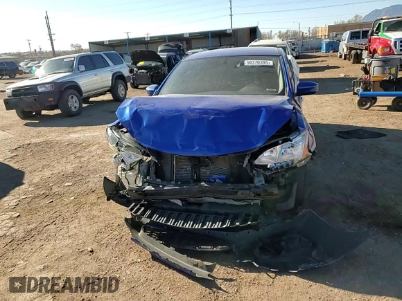 2013 Nissan Sentra SR with VIN 3N1AB7AP5DL610104, listed as a Copart auction lot 50370395 with 95,986 mi miles and Salvage Title. Bid and sale history available at DreamBid. Image 11.