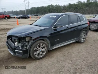 2016 BMW X1 xDrive28i with VIN WBXHT3C33GP883114, listed as a Copart auction lot 46583145 with 87,265 mi miles and Salvage Title. Bid and sale history available at carsss.com. Image 1.