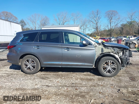 2019 Infiniti QX60 LUXE with VIN 5N1DL0MN1KC568480, listed as a IAAI auction lot 41358947 with 110,972 mi miles. Bid and sale history available at carsss.com. Image 14.