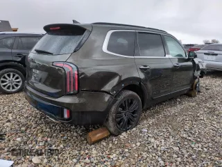 2023 Kia Telluride SX X-Line with VIN 5XYP5DGC8PG333753, listed as a Copart auction lot 50998465 with 13,522 mi miles and Salvage title. Bid and sale history available at DreamBid. Image 3.
