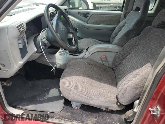 1997 Chevrolet S-10 LS with VIN 1GCCS19W6VK124077, listed as a Copart auction lot 61574074 with 201,171 mi miles and Salvage Title. Bid and sale history available at DreamBid. Image 7.