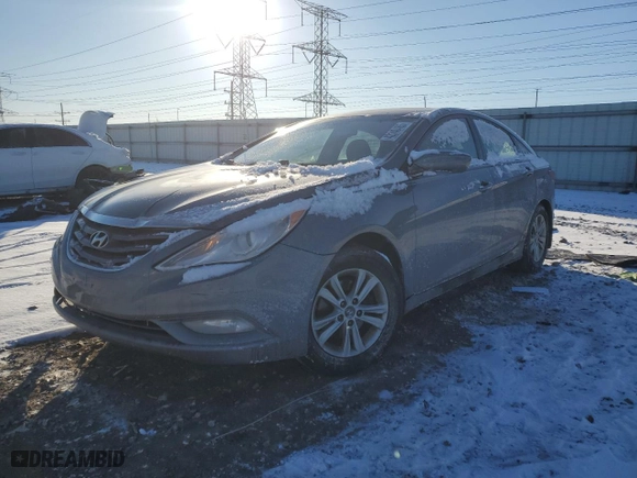 2013 Hyundai Sonata GLS with VIN 5NPEB4AC5DH570343, listed as a Copart auction lot 42140465 with 188,899 mi miles and Salvage Title. Bid and sale history available at carsss.com. Image 1.
