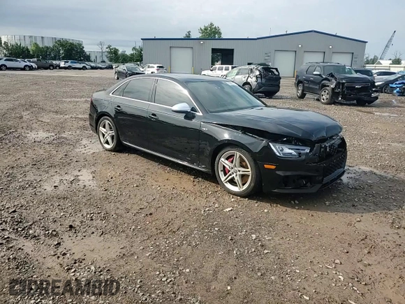 2018 Audi S4 Prestige with VIN WAUC4AF44JA233759, listed as a Copart auction lot 60683714 with 66,599 mi miles and Non Repairable. Bid and sale history available at carsss.com. Image 10.