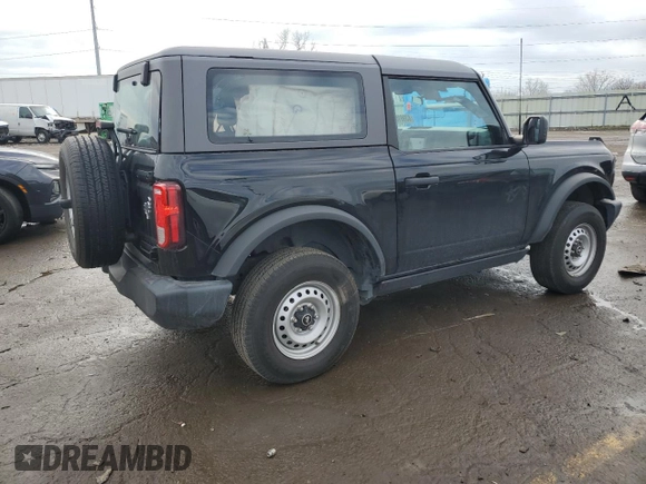 2022 Ford Bronco with VIN 1FMDE5AH1NLA90281, listed as a Copart auction lot 83901594 with 23,080 mi miles and Clean title. Bid and sale history available at DreamBid. Image 3.