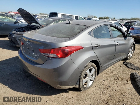 2013 Hyundai Elantra Limited z VIN 5NPDH4AE1DH412335, wystawiony jako Copart lot #74280574 z przebiegiem Nie podano mil oraz Szkoda całkowita • Salvage title. Historia ofert i sprzedaży dostępna na DreamBid. Obrazek 3.