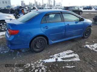 2009 Toyota Corolla with VIN 2T1BU40E29C081148, listed as a Copart auction lot 44716855 with 98,358 mi miles and Salvage Title. Bid and sale history available at carsss.com. Image 3.
