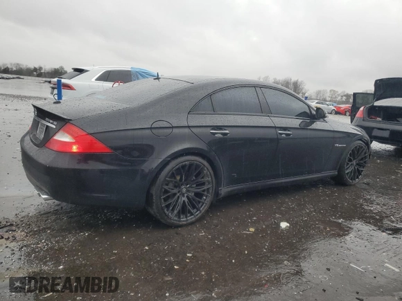 2006 Mercedes-Benz CLS-Class AMG with VIN WDDDJ76X76A033193, listed as a Copart auction lot 84051544 with 115,814 mi miles and Salvage Title. Bid and sale history available at carsss.com. Image 3.