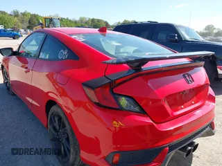 2018 Honda Civic Si Coupe with VIN 2HGFC3A59JH752808, listed as a IAAI auction lot 42018770 with 83,451 mi miles. Bid and sale history available at carsss.com. Image 16.