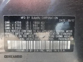 2018 Subaru Impreza with VIN 4S3GTAA62J3705185, listed as a Copart auction lot 49861092 with 79,555 mi miles. Bid and sale history available at carsss.com. Image 10.
