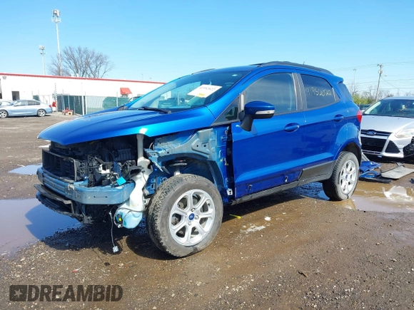 2020 Ford EcoSport SE with VIN MAJ6S3GL4LC353601, listed as a IAAI auction lot 41952022 with 94,889 mi miles and . Bid and sale history available at carsss.com. Image 6.