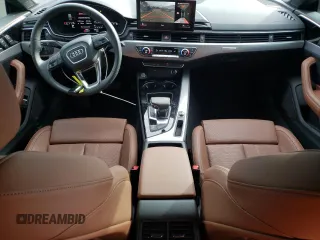 2023 Audi A5 Sportback S line Premium Plus with VIN WAUFACF55PA019396, listed as a Copart auction lot 46191885 with 7,404 mi miles and Salvage Title. Bid and sale history available at carsss.com. Image 8.