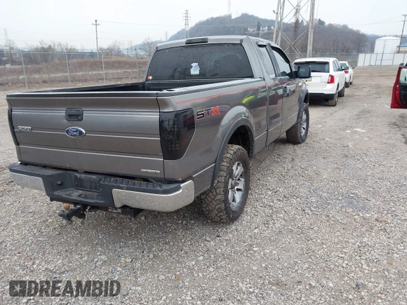 2012 Ford F-150 XL with VIN 1FTFX1EF0CFC11211, listed as a IAAI auction lot 41544747 with 118,638 mi miles. Bid and sale history available at carsss.com. Image 4.