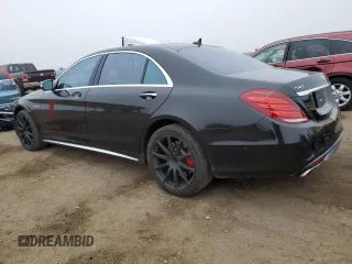 2016 Mercedes-Benz S 63 AMG with VIN WDDUG7JB0GA235269, listed as a Copart auction lot 54763815 with Not Provided miles and Salvage Title. Bid and sale history available at carsss.com. Image 2.