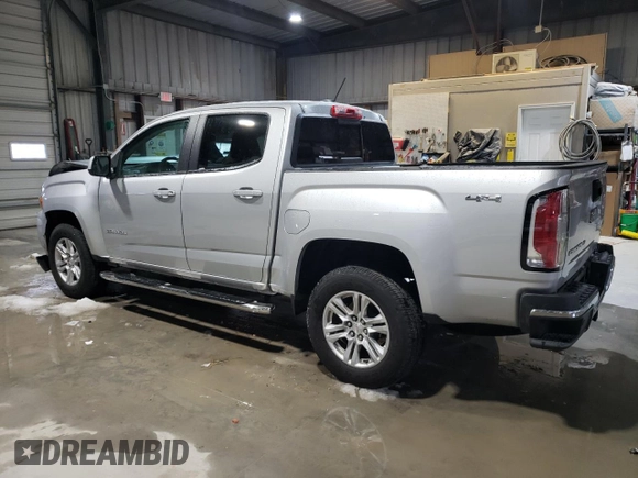 2020 GMC Canyon 4WD SLE with VIN 1GTG6CENXL1217671, listed as a Copart auction lot 44781435 with 24,591 mi miles and Salvage Title. Bid and sale history available at carsss.com. Image 2.