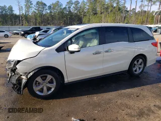 2019 Honda Odyssey EX-L with VIN 5FNRL6H75KB017979, listed as a Copart auction lot 42971285 with Not Provided miles and Salvage Title. Bid and sale history available at DreamBid. Image 1.