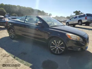 2013 Volvo C70 T5 with VIN YV1672MC1DJ141210, listed as a Copart auction lot 75374994 with 191,459 mi miles and Salvage Title. Bid and sale history available at carsss.com. Image 4.