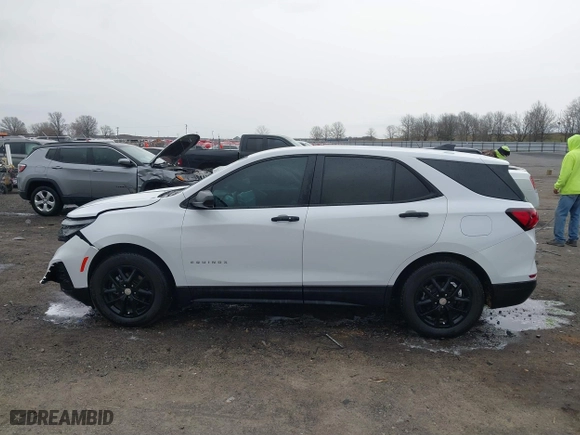 2024 Chevrolet Equinox LS with VIN 3GNAXHEG6RL279739, listed as a IAAI auction lot 41729677 with 10,027 mi miles. Bid and sale history available at carsss.com. Image 14.