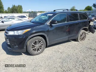 2018 Toyota Highlander SE z VIN 5TDJZRFH8JS876969, wystawiony jako Copart lot #66145515 z przebiegiem 124 434 mil mil oraz Szkoda całkowita • Salvage title. Historia ofert i sprzedaży dostępna na DreamBid. Obrazek 1.