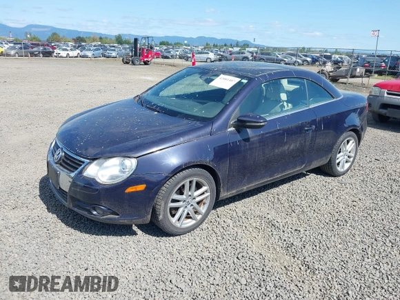 2009 Volkswagen Eos Lux with VIN WVWFA71F99V016393, listed as a IAAI auction lot 42081407 with 158,447 mi miles and . Bid and sale history available at DreamBid. Image 2.