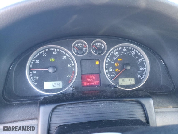 2003 Volkswagen Passat GLS with VIN WVWPD63B63P255430, listed as a Copart auction lot 79316104 with 185,037 mi miles and Salvage Title. Bid and sale history available at carsss.com. Image 9.