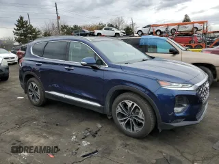 2020 Hyundai Santa Fe SEL with VIN 5NMS3CAA3LH152481, listed as a Copart auction lot 45604305 with 59,901 mi miles and Salvage Title. Bid and sale history available at carsss.com. Image 4.