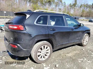 2016 Jeep Cherokee Overland with VIN 1C4PJLJB1GW342657, listed as a Copart auction lot 48873885 with 123,074 mi miles and Salvage title. Bid and sale history available at DreamBid. Image 3.