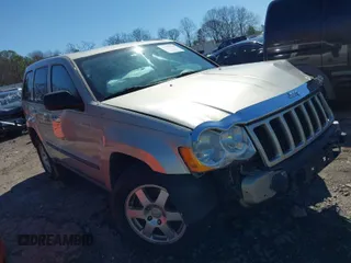 2008 Jeep Grand Cherokee Laredo with VIN 1J8GS48K58C154499, listed as a IAAI auction lot 41776844 with 260,910 mi miles. Bid and sale history available at carsss.com. Image 1.