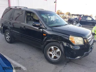 2006 Honda Pilot EX-L with RES with VIN 5FNYF28616B029670, listed as a IAAI auction lot 41425494 with 206,756 mi miles. Bid and sale history available at carsss.com. Image 1.